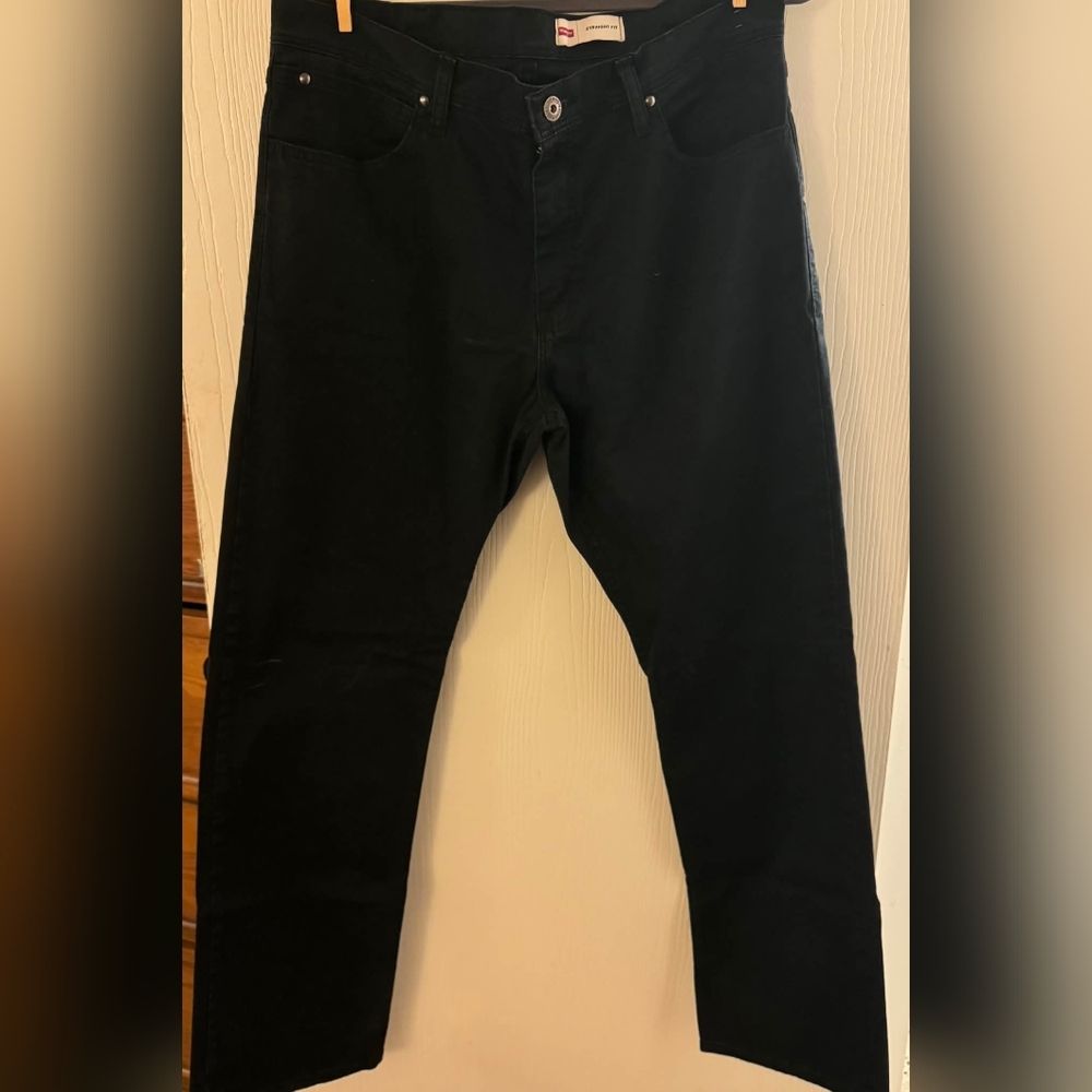 Wrangler Men's Dark Straight Jeans